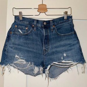 Levi's Women's Premium 501 Original Shorts Size 27